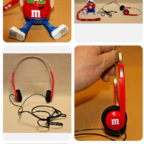 Vintage M&M's Groovy Red Radio - Picture 4 of 5